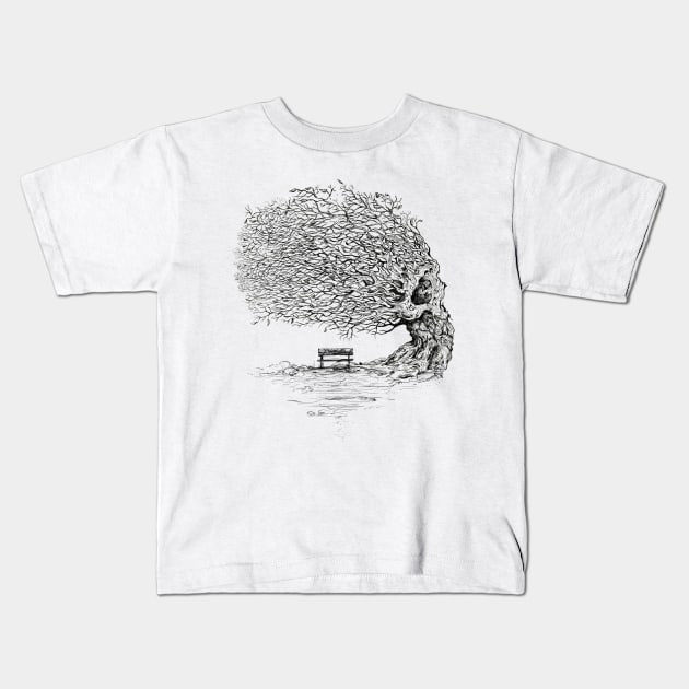 Dead tree Kids T-Shirt by Ottyag